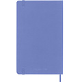 Moleskine Carnet Moleskine large 130x210mm ligné couverture rigide bleu hortensia