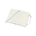 Moleskine Carnet Moleskine large 130x210mm ligné couverture rigide bleu hortensia
