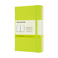 Moleskine Notitieboek Moleskine pocket 90x140mm blanco hard cover lemon green