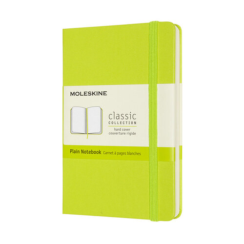 Moleskine Carnet Moleskine Pocket 90x140mm uni couverture rigide vert citron