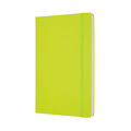 Moleskine Carnet Moleskine large 130x210mm ligné couverture rigide vert citron