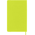 Moleskine Carnet Moleskine large 130x210mm ligné couverture rigide vert citron