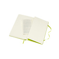 Moleskine Carnet Moleskine large 130x210mm ligné couverture rigide vert citron
