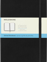 Moleskine Notitieboek Moleskine large 130x210mm dots hard cover zwart