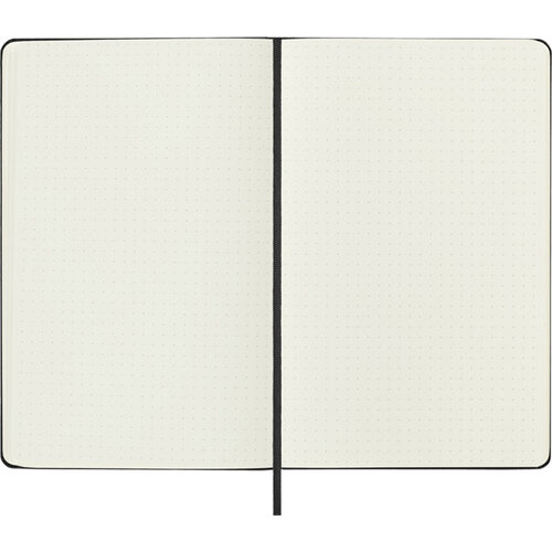 Moleskine Carnet Moleskine large 130x210mm pointillé couverture rigide noir