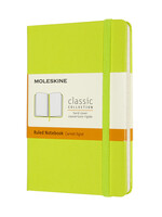 Moleskine Notitieboek Moleskine pocket 90x140mm lijn hard cover lemon green