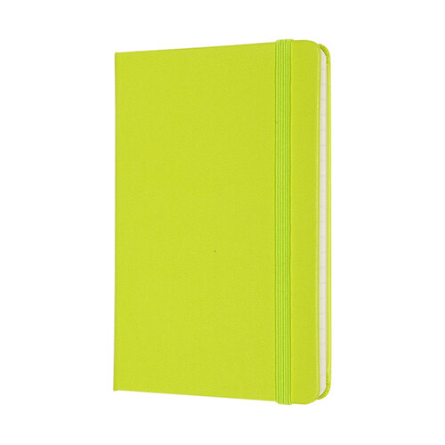 Moleskine Carnet Moleskine Pocket 90x140mm ligné couverture rigide vert citron