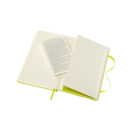 Moleskine Carnet Moleskine Pocket 90x140mm ligné couverture rigide vert citron