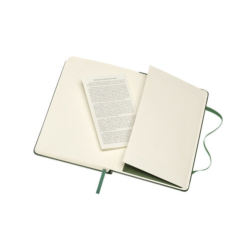 Moleskine Notitieboek Moleskine pocket 90x140mm blanco hard cover myrtle green