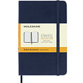 Moleskine Carnet Moleskine Pocket 90x140mm ligné couverture rigide bleu saphir