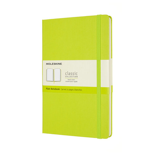 Moleskine Notitieboek Moleskine large 130x210mm blanco hard cover lemon green