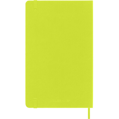 Moleskine Carnet Moleskine large 130x210mm uni couverture rigide vert citron