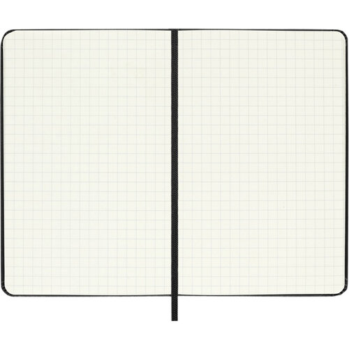 Moleskine Notitieboek Moleskine pocket 90x140mm ruit 5x5mm hard cover zwart