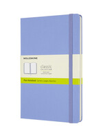 Moleskine Notitieboek Moleskine large 130x210mm blanco hard cover hydrangea blue