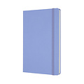 Moleskine Carnet Moleskine large 130x210mm uni couverture rigide bleu hortensia