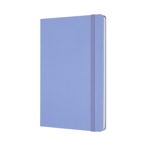 Moleskine Carnet Moleskine large 130x210mm uni couverture rigide bleu hortensia
