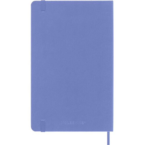 Moleskine Carnet Moleskine large 130x210mm uni couverture rigide bleu hortensia
