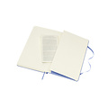 Moleskine Carnet Moleskine large 130x210mm uni couverture rigide bleu hortensia