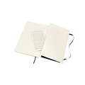 Moleskine Carnet Moleskine large 130x210mm ligné couverture souple bleu saphir