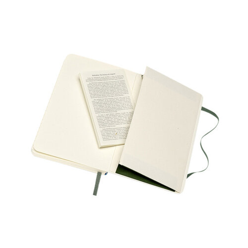 Moleskine Carnet Moleskine Pocket 90x140mm ligné couverture souple vert myrte