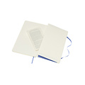 Moleskine Carnet Moleskine large 130x210mm ligné couverture souple bleu hortensia