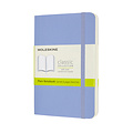 Moleskine Carnet Moleskine Pocket 90x140mm uni couverture souple bleu hortensia