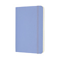 Moleskine Carnet Moleskine Pocket 90x140mm uni couverture souple bleu hortensia