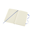Moleskine Carnet Moleskine Pocket 90x140mm uni couverture souple bleu hortensia