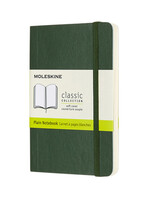 Moleskine Notitieboek Moleskine pocket 90x140mm blanco soft cover myrtle green