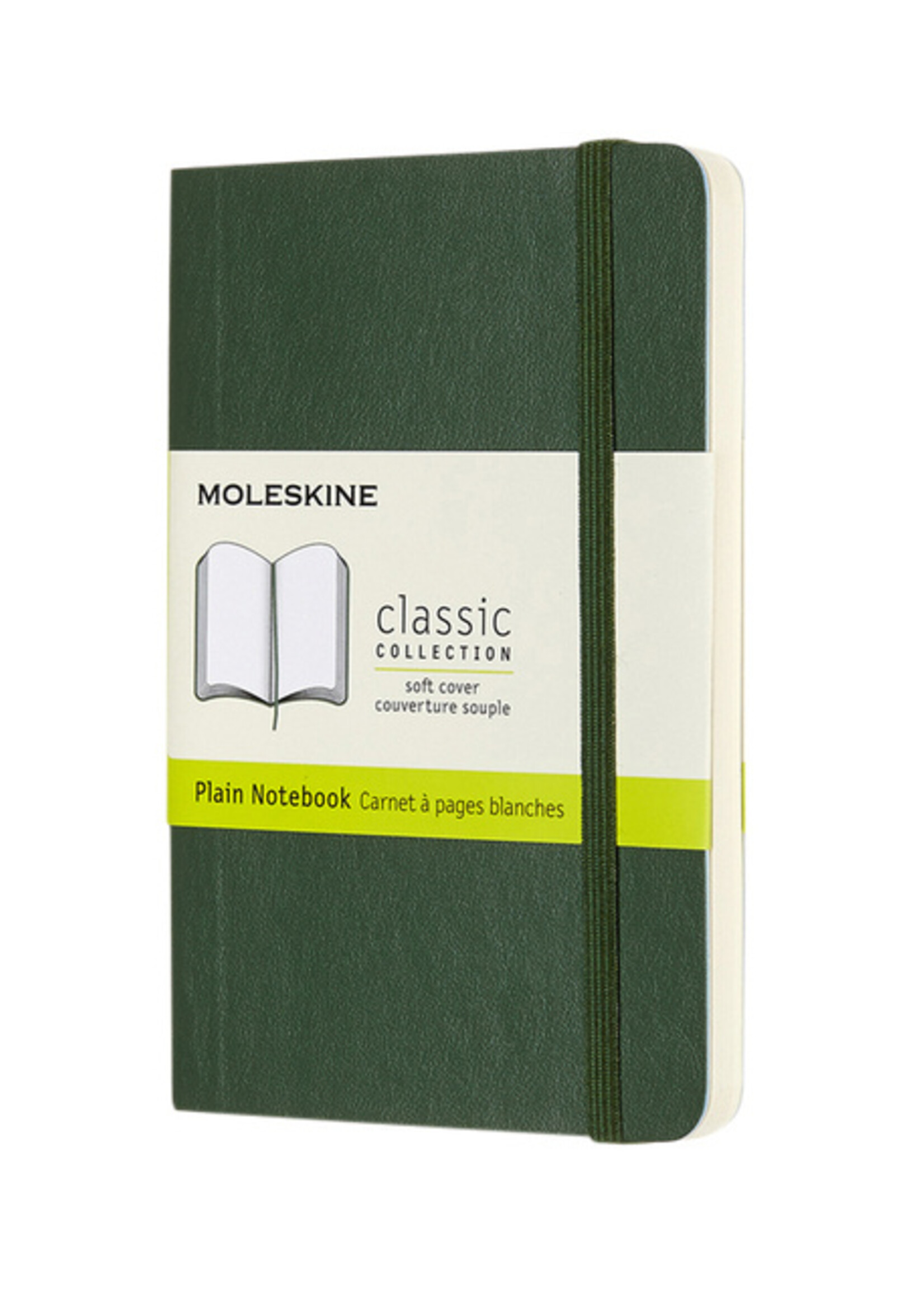 Moleskine Notitieboek Moleskine pocket 90x140mm blanco soft cover myrtle green