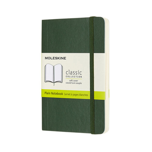 Moleskine Carnet Moleskine Pocket 90x140mm uni couverture rigide vert myrte