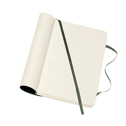 Moleskine Notitieboek Moleskine pocket 90x140mm blanco soft cover myrtle green