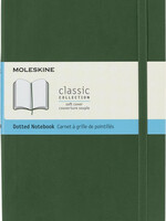 Moleskine Notitieboek Moleskine large 130x210mm dots soft cover myrtle green