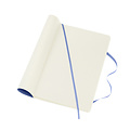 Moleskine Notitieboek Moleskine large 130x210mm blanco soft cover hydrangea blue