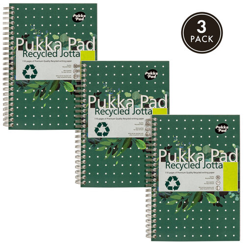 Pukka Pad Notitieboek Pukka Pad Jotta A5 lijn 110 pagina's 80gr groen