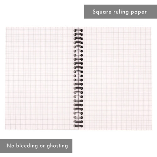 Pukka Pad Bloc-notes Pukka Pad Jotta A5 carreau 5x5mm 200 pages 80g vert