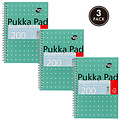 Pukka Pad Bloc-notes Pukka Pad Jotta A5 carreau 5x5mm 200 pages 80g vert