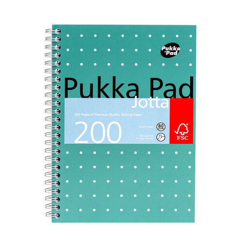 Pukka Pad Notitieboek Pukka Pad Jotta A5 lijn 200 pagina's 80gr groen