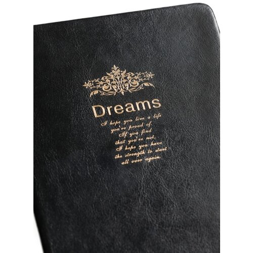 Kalpa Notitieboek Kalpa Dreams 214x145x40mm blanco zwart