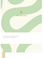 A Journal Notitieboek One Line A Day Flow groen/ wit lijn