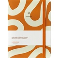 A Journal Carnet de notes A5 Flow orange A Journal ligné