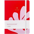 A Journal Carnet de notes A5 Arty rose/rouge A Journal ligné