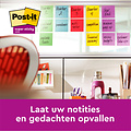 Post-it Bloc mémo 3M Post-it 655 76x127mm Super Sticky Oasis 5 pièces