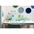 Post-it Bloc mémo 3M Post-it 655 76x127mm Super Sticky Oasis 5 pièces