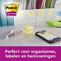 Post-it Bloc mémos 3M Post-it 622 Super Sticky 47,6x47,6mm jaune 21 + 3 gratuits