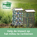 Post-it Memoblok 3M Post-it 654 RSSCOL 76x76mm geel 3+1 gratis