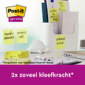Post-it Memoblok 3M Post-it 654 RSSCOL 76x76mm geel 3+1 gratis