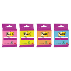 Memoblok 3M Post-it 6920 SS 76x76mm ass. kleur 45 vel