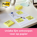 Post-it Bloc mémos Post-it 5635 101x101mm jaune 200 feuilles