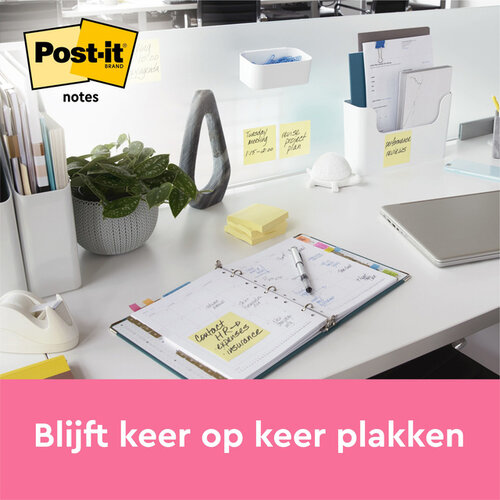 Post-it Bloc mémos Post-it 5635 101x101mm jaune 200 feuilles